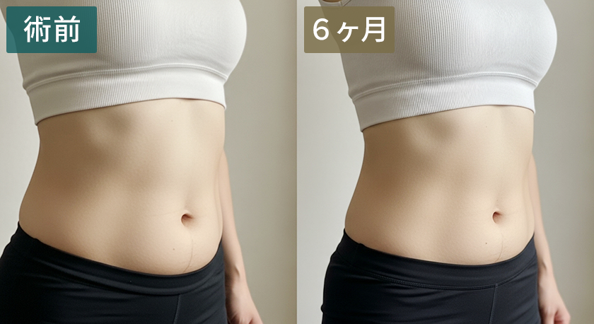 長期経過の記載あり、撮影条件の統一あり