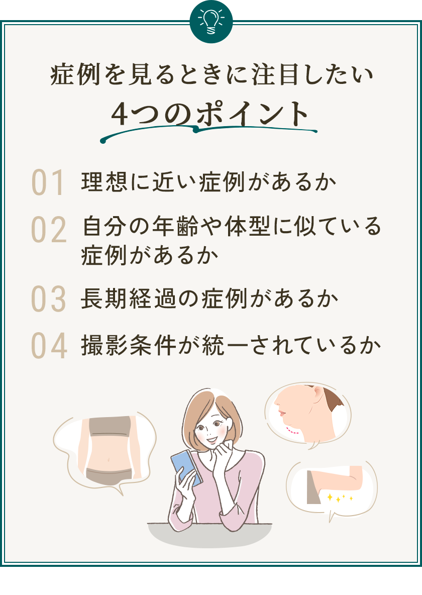 症例を見るときに注目したい4つのポイント